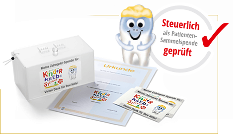 Unterstützen auch Sie die Deutsche Kinderkrebsstiftung und fordern Sie eine Spenden-Box an.